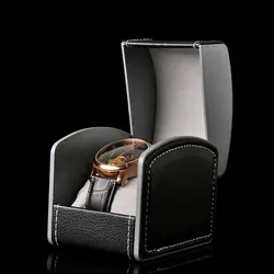 Часы из искусственной кожи высокого качества, коробка для хранения, одиночные часы, откидная коробка, новая сумка с браслетом, орнамент
