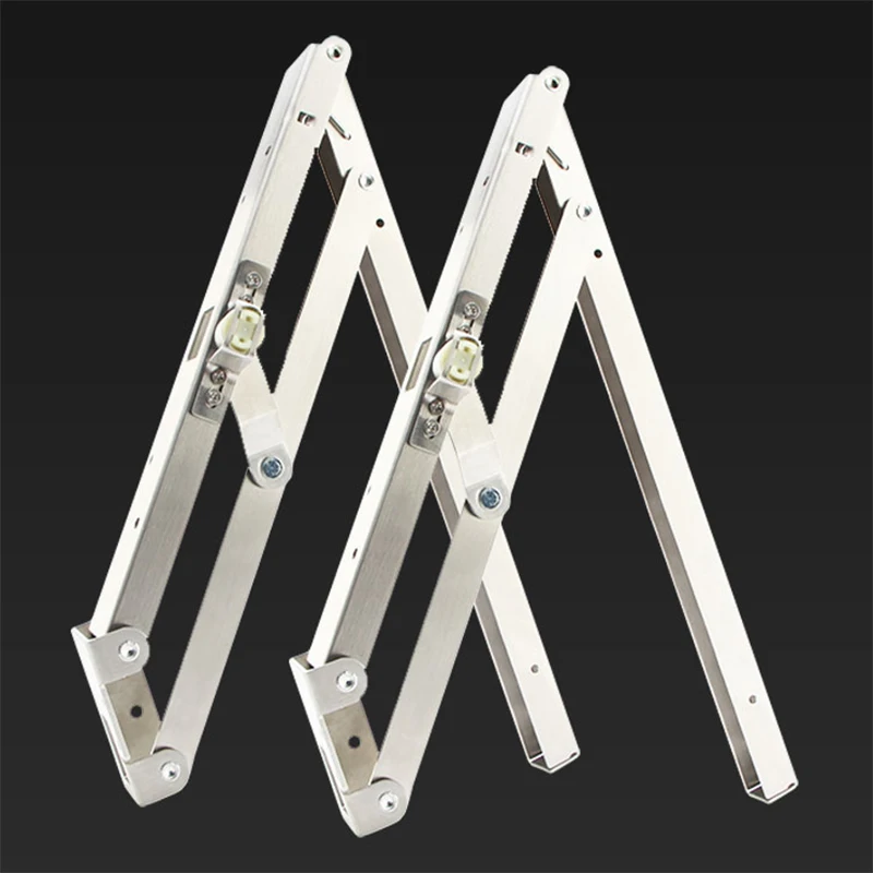 Multifunctional Living Room Cold-Rolled Steel Wall Mounted Folding Stool Hardware Concealed Recessed Shoe Change Stool Accessory