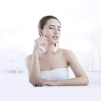 

Intelligent Electric Pulse Neck Massager Voice broadcast Heating Cervical Massage Health Care Relaxation Machine Pain Relief