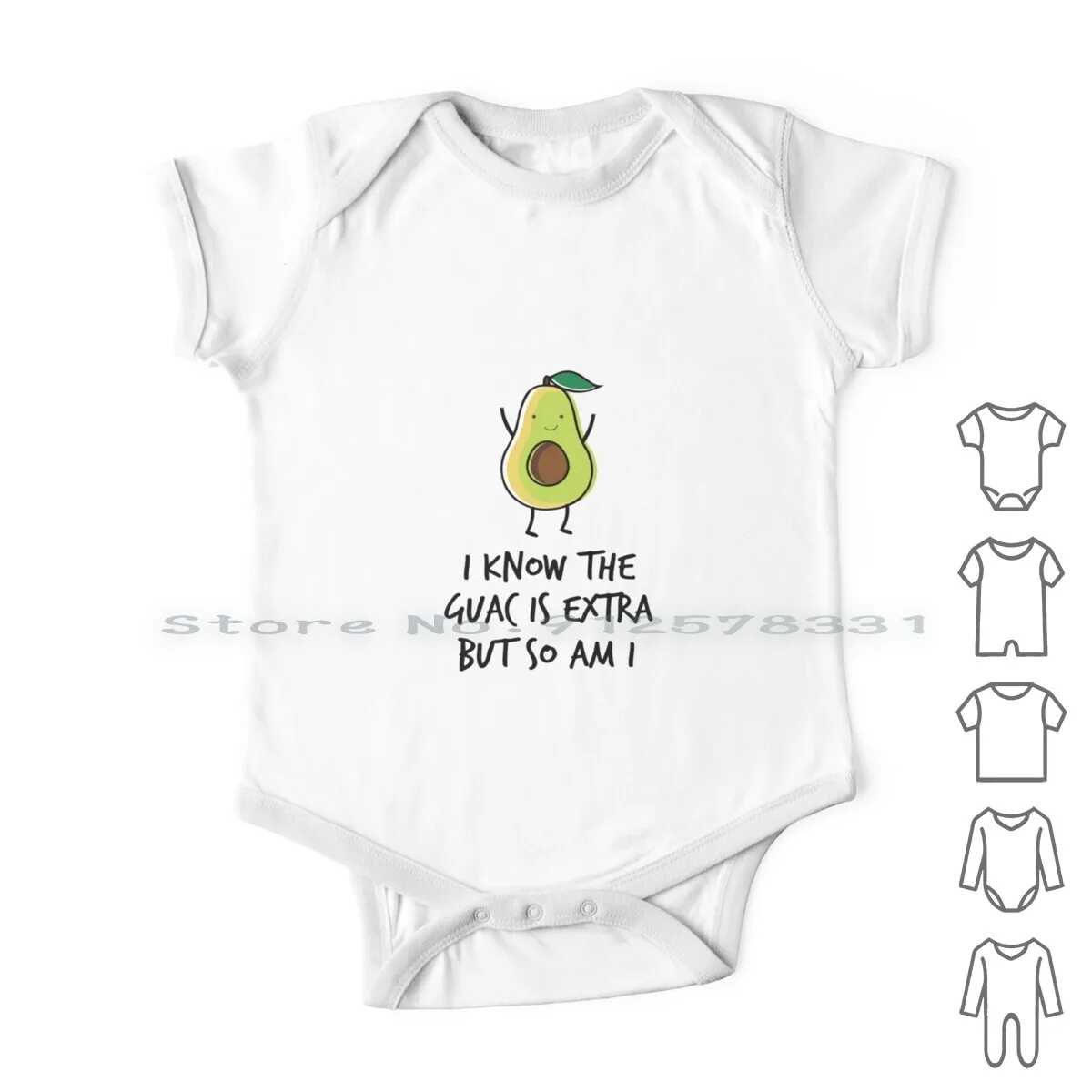 

I Know The Guac Is Extra But So Am I Newborn Baby Clothes Rompers Cotton Jumpsuits Foodie Avocado Guacamole Extra Pun Humor