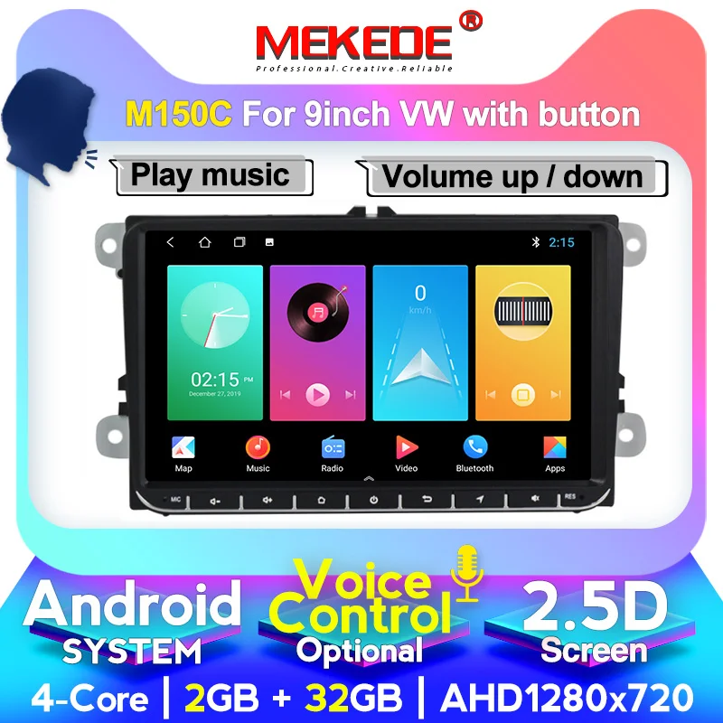 4G lte Car Multimedia player Android 10 GPS 2 Din Autoradio Radio For VW/Volkswagen/Golf/Polo/Passat/b7/b6/SEAT/leon/Skoda | Автомобили и