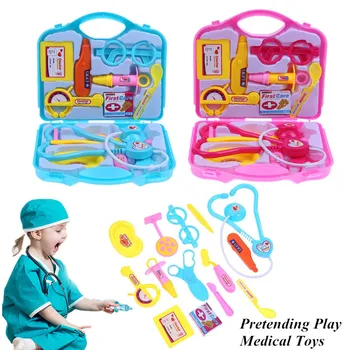 

Kids Baby Pretend Play Doctor Educational Toys Set For Children Medical Simulation Medicine Box Doctor Interest Development Toys
