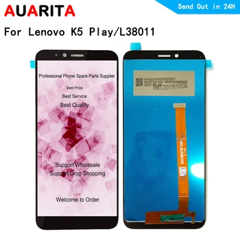 

For Lenovo K5 play L38011 LCD Display+Touch Screen Replacement Digitizer Assembly replace repair part lcds with frame For K5play