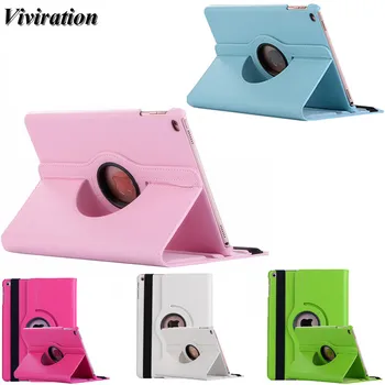 

Flexible 360 Rotation Luxury Cover For Apple iPad Air/iPad Air 2/iPad 5 6 /iPad 9.7" 2017 2018 A1822 Case Hard Leather PU Cover
