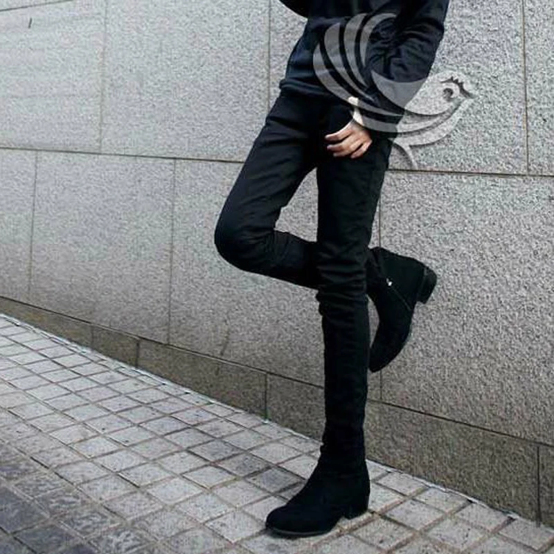 Wholesale 2020 Indoor Casual Denim students Cowboy black Skinny jeans men cowboy teenagers pencil pants men