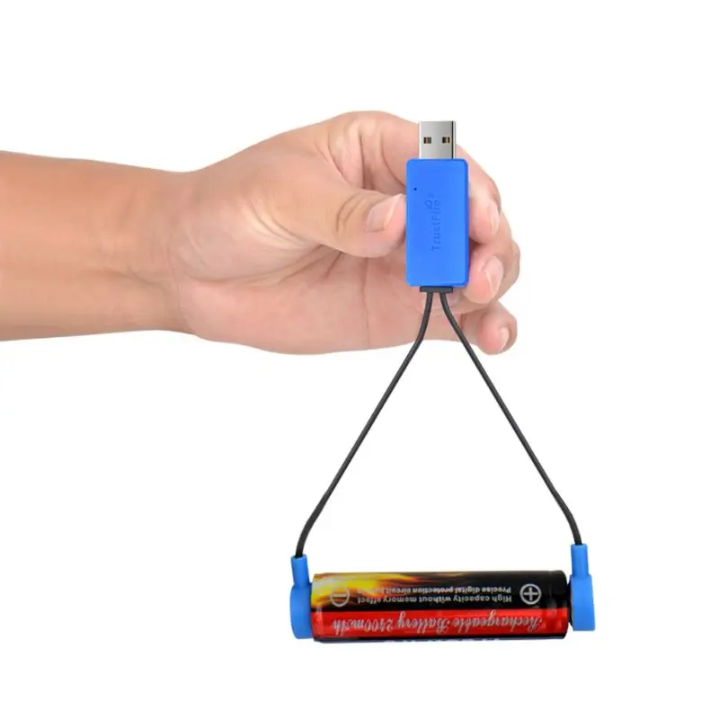 USB Charger Adapter for 26650 21700 20700 18650 16340 Li-ion Rechargeable Cellphone Emergency Charger