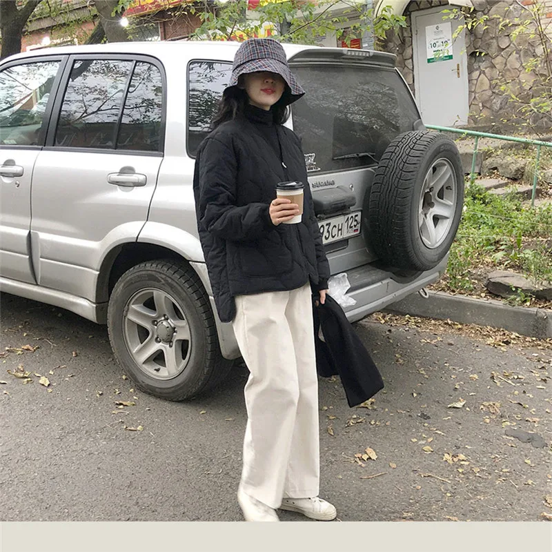 S-XL, большой размер, пуховик с хлопковой подкладкой для женщин, зима, верхняя одежда, винтажные пальто, Женский Повседневный теплый пуховик, парка, брендовая