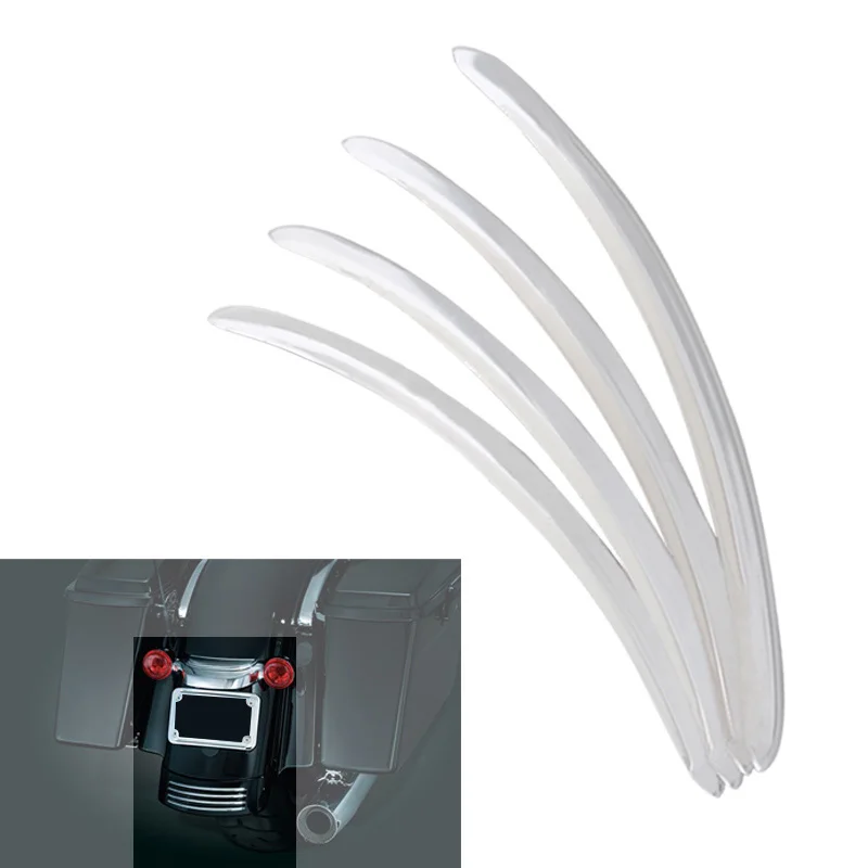 New Motorcycle Chrome Smooth Rear Fender Accent Trims For Harley Touring Street Road Glide Customs Special FLHX/I FLHXS FLTRX | Автомобили