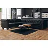 6/5 Seater Leather Couch Modern Corner Sofa Large for Living Room