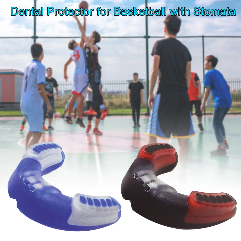 Капа бокс Защитное снаряжение щит профессиональная безопасность Уход Спорт с Flowport зубная скобка Баскетбол односторонний