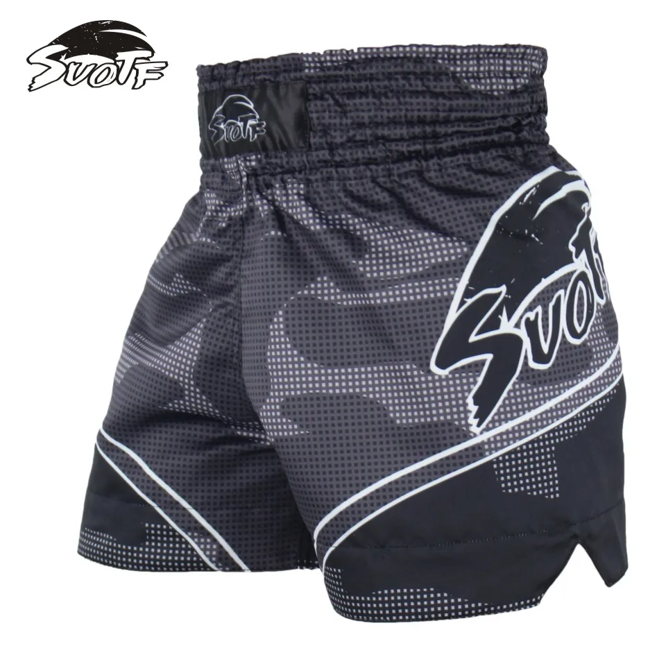 SUOTF ММА Бокс Фитнес Спортивные Специальные свободные штаны боевые боксерские штаны Муай одежда тайская Тигр Муай Тай короткие ММА Санда
