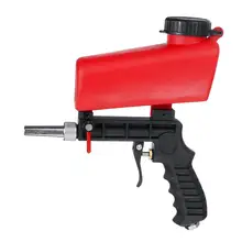 Гравитационный Пескоструйный пистолет Gu'n гравитационный пневматический Регулируемый дробеструйный аппарат мелкий песок Пескоструйный пистолет