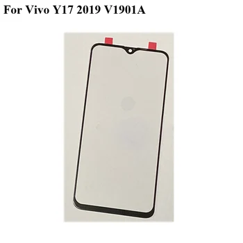 

2PCS For Vivo Y17 2019 V1901A Front LCD Glass Lens touchscreen Y17 2019 Touch screen Panel Outer Screen Glass without flex