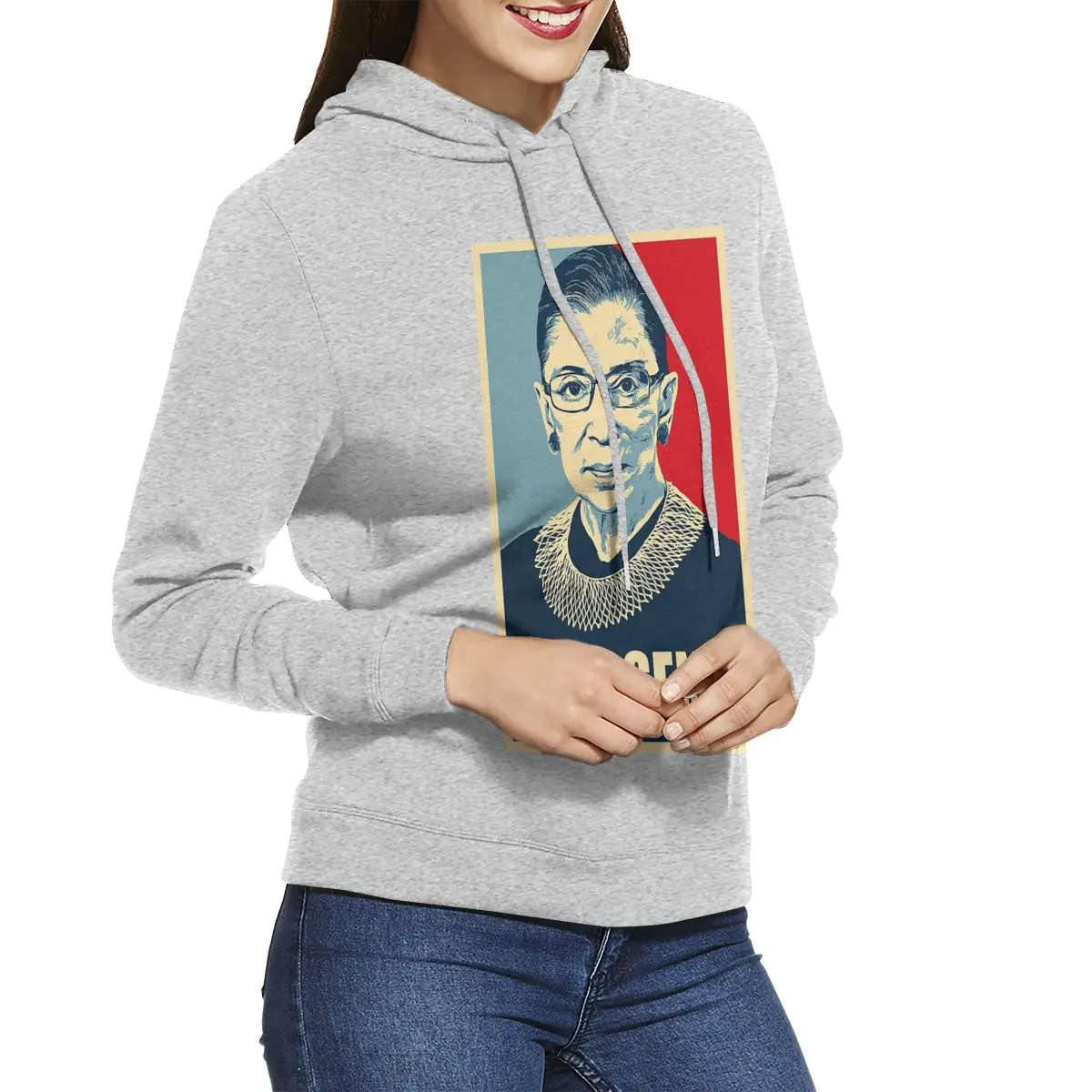 RBG Dissent женские толстовки с длинным рукавом пуловер Повседневная хлопковая толстовка