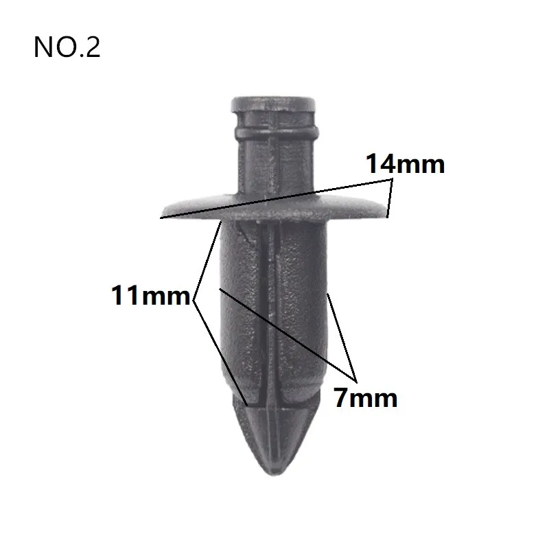 4 Kinds 40 Pcs Car Plastic Fairing Rivet Setting Panel Fastener Clips 6mm 7mm 8mm Push Pin Fastener auto fasteners auto accessories plastic rivets