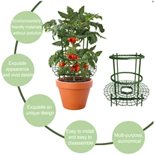 Strawberry Stand Frame Holder Balcony Planting Rack Fruit Support Plant Flower Climbing Vine Pillar Gardening Stand