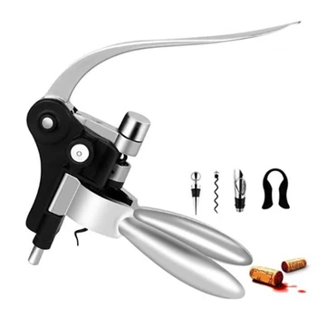 

Rabbit Wine Bottle Opener Corkscrew Set Rabbit Wine Opener Kit with Foil Cutter Wine Stopper& Extra Spiral