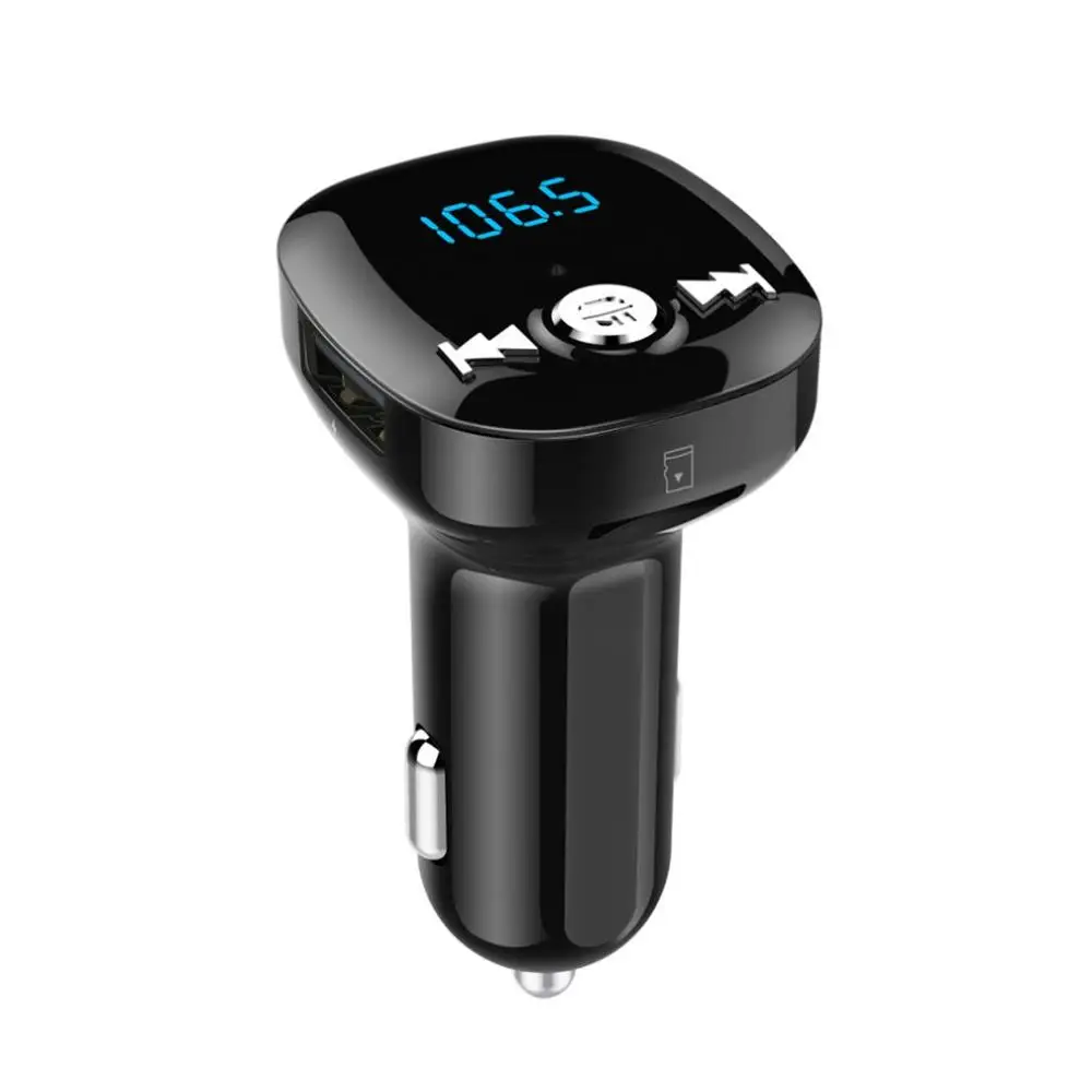 BC40 FM передатчик Handsfree автомобильный комплект автомобильный аудио mp3-плеер с двойной USB Автомобильное зарядное устройство Поддержка U диск/TF карта