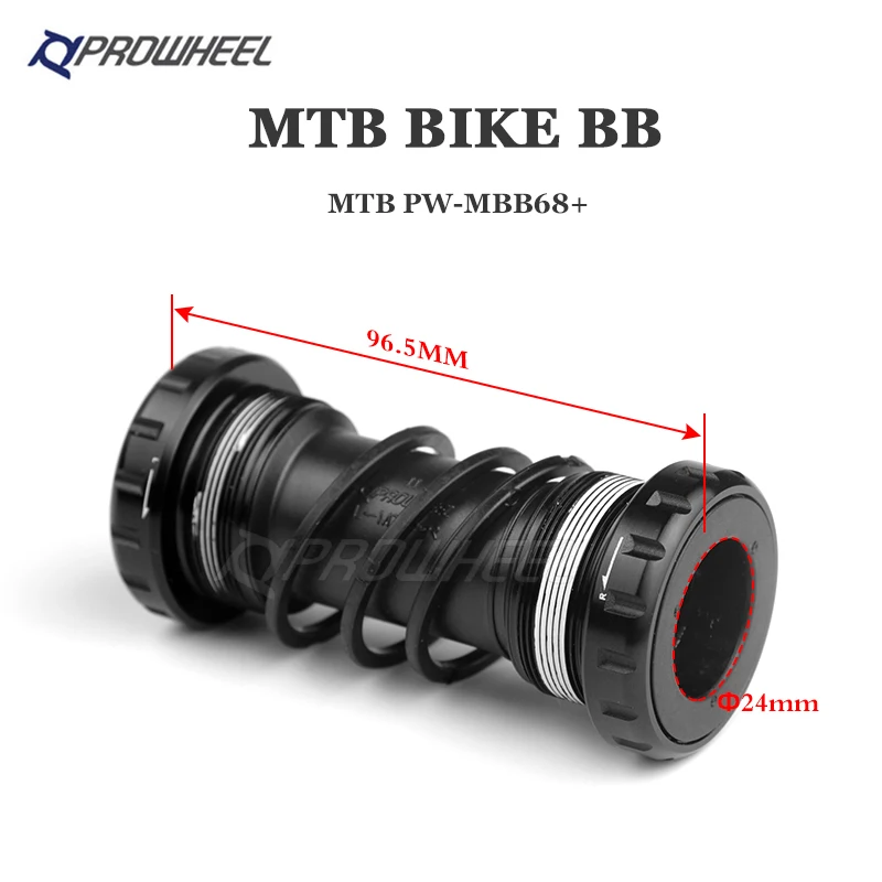 Bicycle Bottom Bracket PROWHEEL BB73 BB92 BB68 BB86 MTB Road Mountain Bike Press-in Bottom Brackets BB 24mm