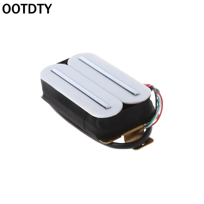 OOTDTY Electric Guitar Pickup Ceramic Dual Rail Double Coil Humbucker 57 High Output suit for guitar