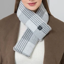 Heating Scarf with 3 Heating Levels Winter Scarf USB Electric Heated Warm Scarf Women Man Ski Scarf Couple Scarf Heated Scarf