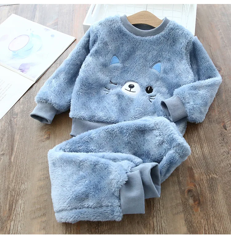 2021 New Homewear Fashion Pajamas Baby Boy Clothes Sets For Girls Clothing Toddler Pajamas For Children Baby Boy Clothes Set pajamas for girls