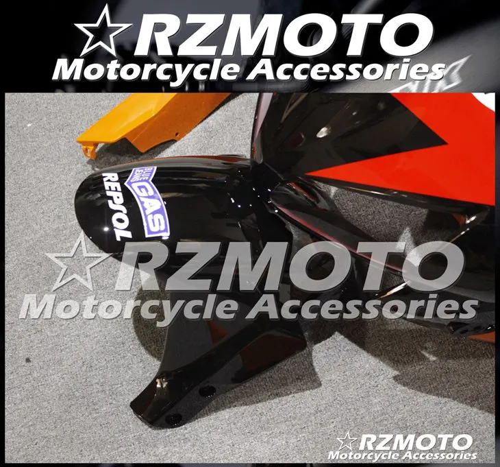 4 подарки ABS мотоцикл полный обтекатель комплект подходит для CBR600RR F5 2005 2006 05 06 cbr600 600RR тела набор оранжевый красный