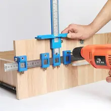 

Woodworking Tools Set Drill Bit Jig Tools Drill Guide Set Hole Punch Sleeve Cabinet Hardware Woodwork Drawer Locator Dowel Jig
