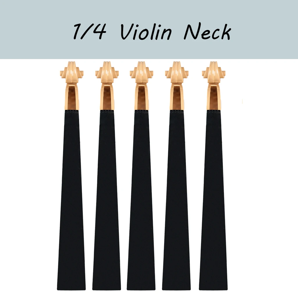 

5 Pcs High Quality Violin Neck Plastic 1/4 Violin Parts Accessories