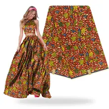 Новая африканская ткань восковая печать африканская последняя tissu воск Анкара африканская вощеная ткань принтом 6 ярдов H180525