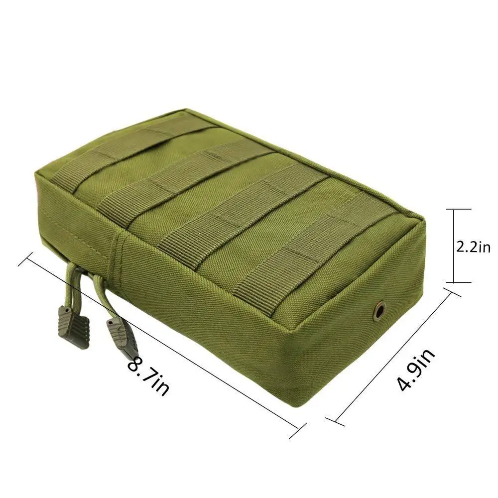 Военная Тактическая Сумка Molle аксессуар сумка армейская тренировочная уличная охотничья походная износостойкая дорожная сумка для инструментов - Color: Only 1 Army Green