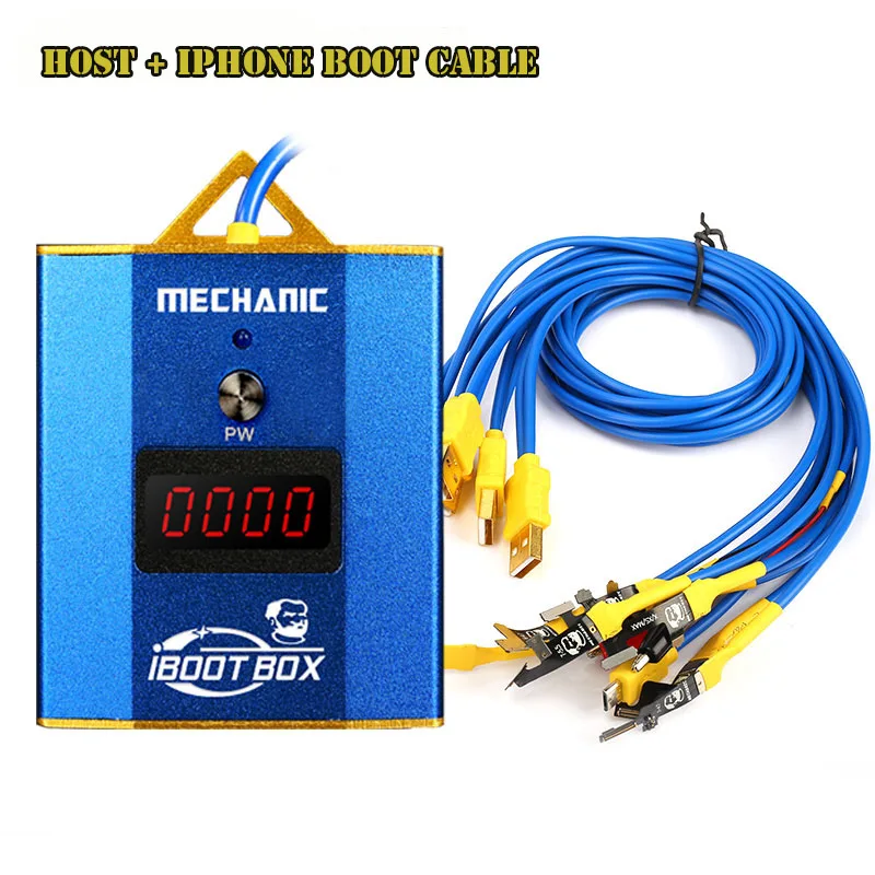 MECHANIC iBoot Box DC Power Supply Test Cable With ON/OFF Switch For iPhone Samsung Huawei Xiaomi Motherboard Repair Boot Line