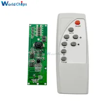 Módulo de Sensor de Radar de microondas, placa de Control de lámpara Solar de 3,2 V CC, 3,7 V, 15S de retraso con Control remoto para luces de pared del hogar