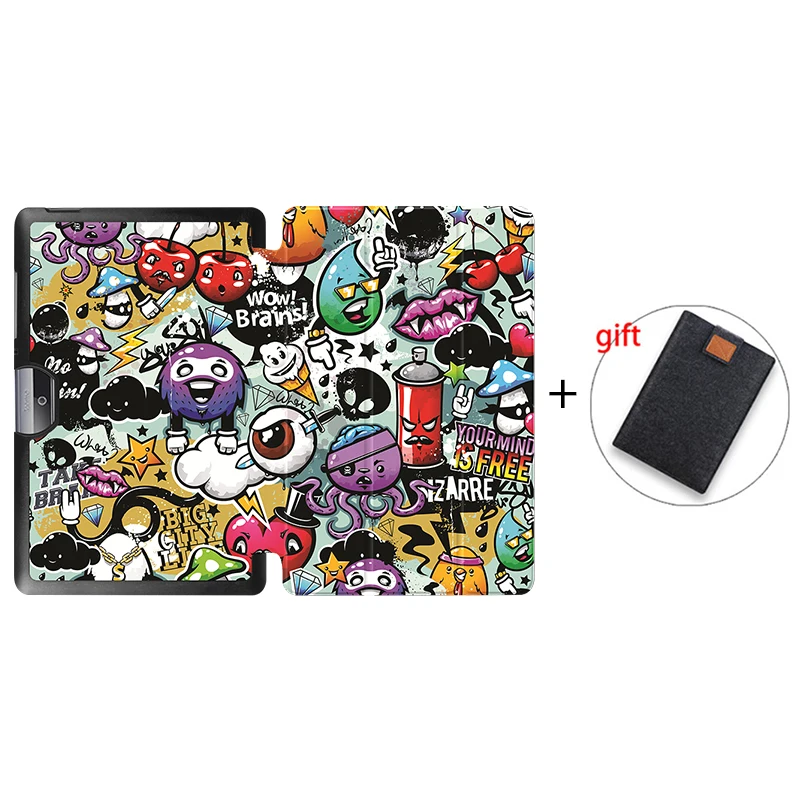 AC10 Чехол для планшета MTT для acer Iconia Tab 10 A3-A40 One B3-A30 10,1 дюймов, Ультратонкий чехол-книжка из искусственной кожи, защитный чехол-подставка - Цвет: AC10