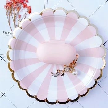 

Cute Astronaut Star Moon Silicone Cover for Samsung Galaxy Buds / Buds+ Plus Case Bluetooth Earphone Charging Box Headset Bag