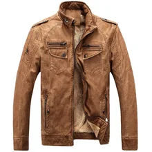 Мужские кожаные куртки, зимние, теплые, из искусственного флиса, плюс толстые, теплые пальто, байкерские, мотоциклетные, вельветовые, ветрозащитные, верхняя одежда, M-4XL, SA-8
