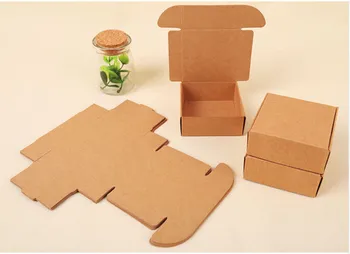 

10pcs Kraft black white gift packaging box kraft carton paper gift paper box carton cardboard paper box for packing