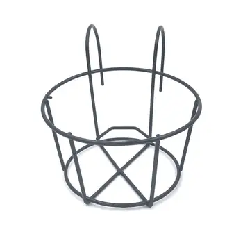

1PC Succulent Hanging Planter Pot Flowerpot Planter and Geometric Iron Metal Stand For Home Garden