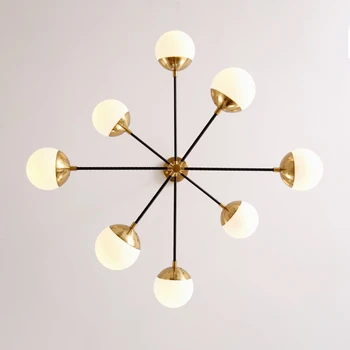 

TRAZOS Led Pendant Lights Gold Haning Lamp Nordic Ball Pandant Lamp For Bedroom Dining room Living room Lighting Bar Loft Light