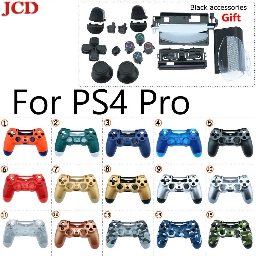 Jcd New For Ps4 Pro Controller Housing Shell Cover Case Repair Mod Kit For Sony Playstation 4 Pro Replacement For Jdm 040 Cases Aliexpress