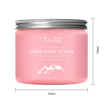 

MELAO Himalayan Bath Salt Firming Body Massage Anti-wrinkle Repair Skin Exfoliating Scrub Nourishing Moisture Whitening Skin