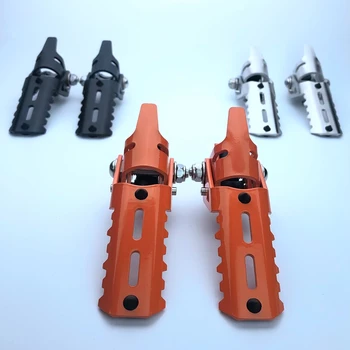 

Motorcycle Front Footrest Foot Pegs For Bmw Honda Yamaha Bumper Diameter 25Mm