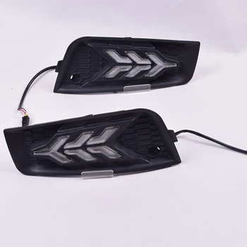 

For Chevrolet Cruze 2009 2010 2011 2012 2013 2014 DRL LED 12V Car Daytime Running Light Turn Signal Fog Lamp Cover