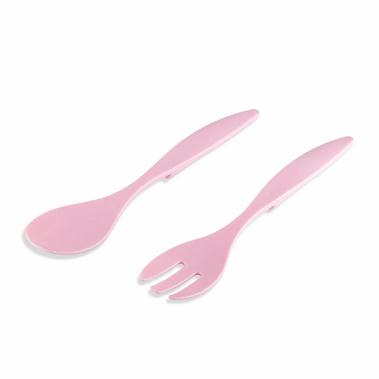 

EWs Acrylic 2 Lİ of Soft Pink Fork Spoon Set