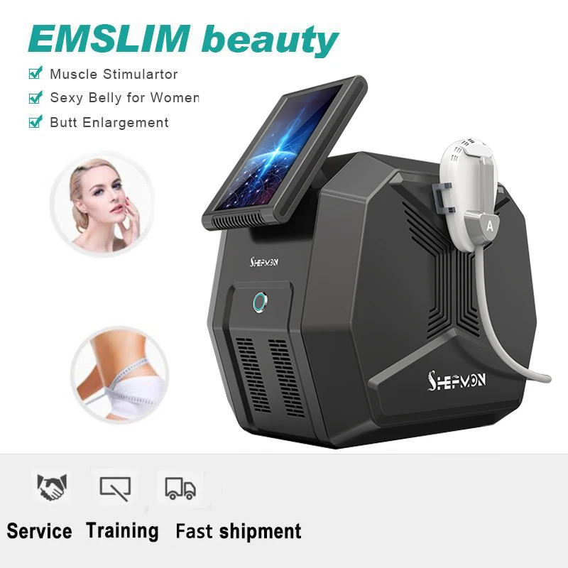 2020 New!! High Intensity Electromagnetic Wave Training EMS Muscle Stimulator Body Sliming Shaping Machine EMSCULPT |