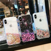 Чехол с жидкой водой для iPhone 11 Pro MAX, динамический зыбучий песок, блестящий мягкий чехол для iPhone SE 5, 5S, 6, 6 S, 7, 8 Plus, X, XS, чехол для MAX XR