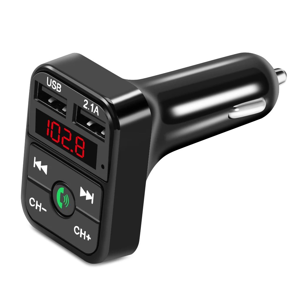 Автомобильный MP3 аудио музыкальный плеер с USB зарядным устройством Bluetooth комплект
