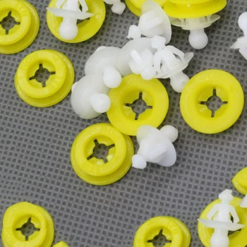 

30698669 Retainer Clip For Volvo v60/xc60/sc90/V40/C30 White+Yellow 10pcs