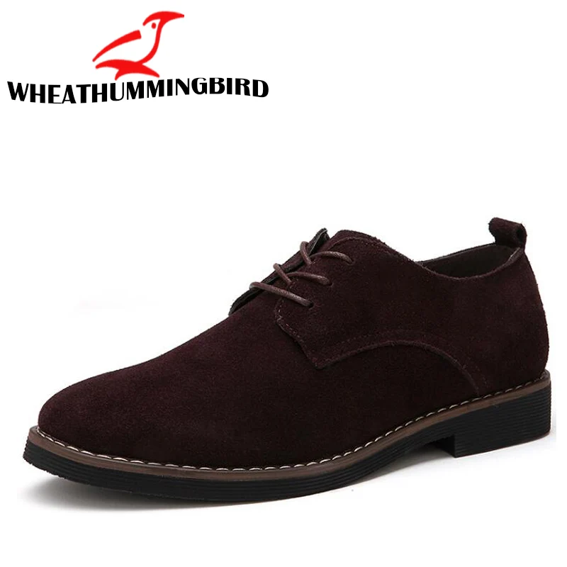 Мужские модельные туфли деловые с острым носком мужские офисные замшевые