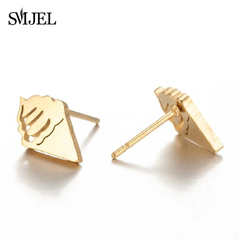 Geometrische Ohrringe aus Edelstahl 2024, für Damen, modisch, Eiscreme, Kerze, leichtere Teetasse, Ohrringe, einzigartiger Schmuck, Geschenke – Detail 9
